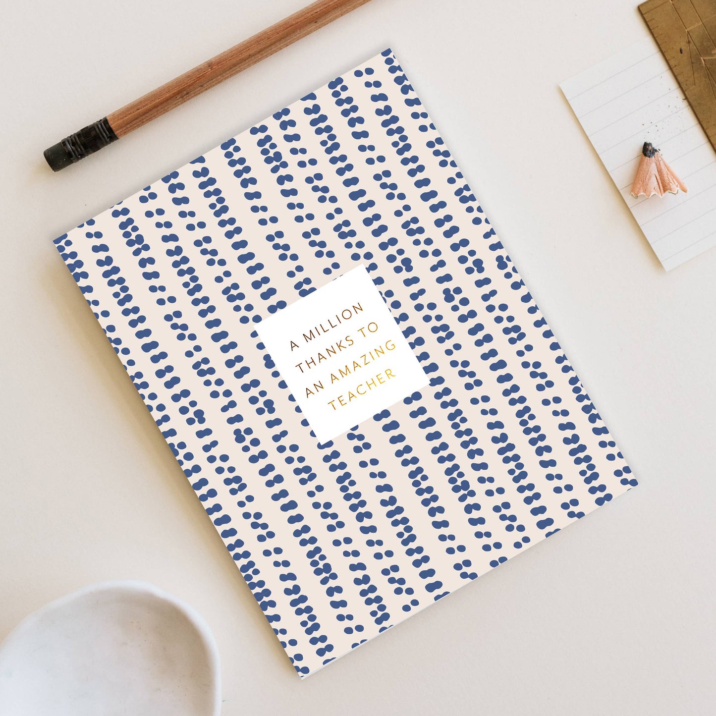 Million Thanks Teacher Card