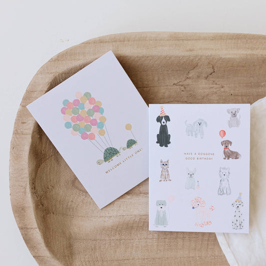 Welcome Baby Turtles Card