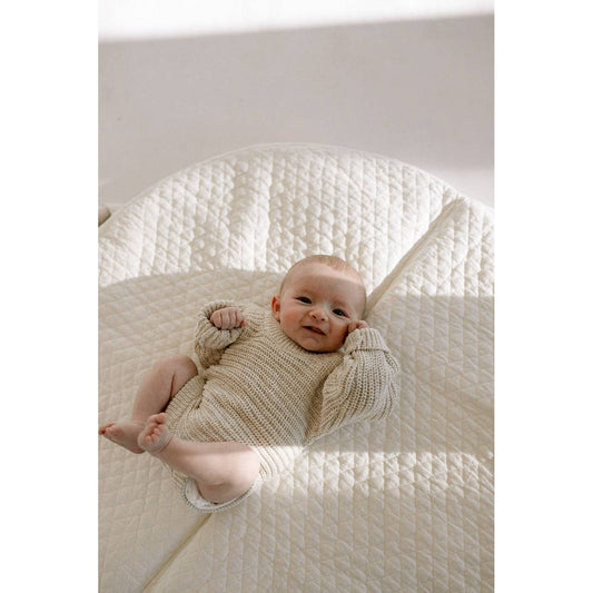 Chunky Knit Onesie ‘Oatmeal’