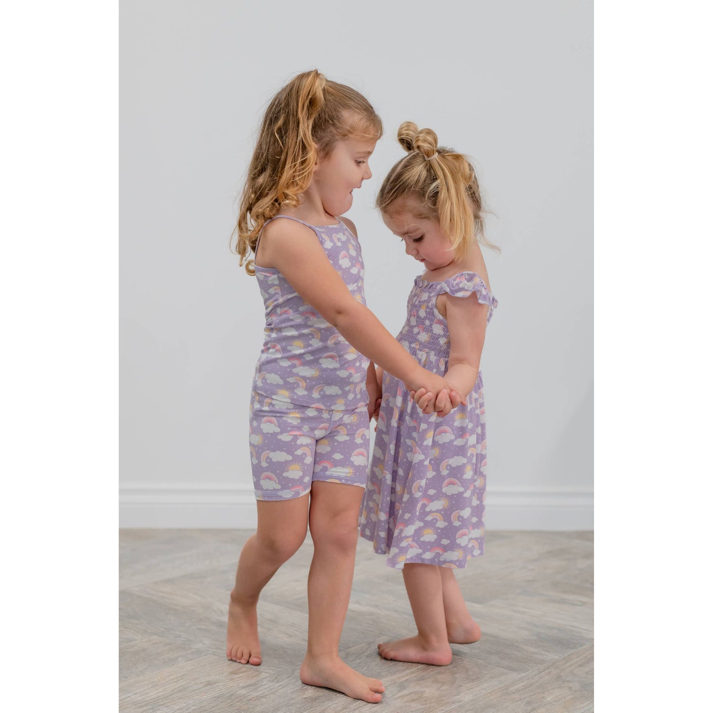 Sammy's Vintage Dress - Rainbow Clouds