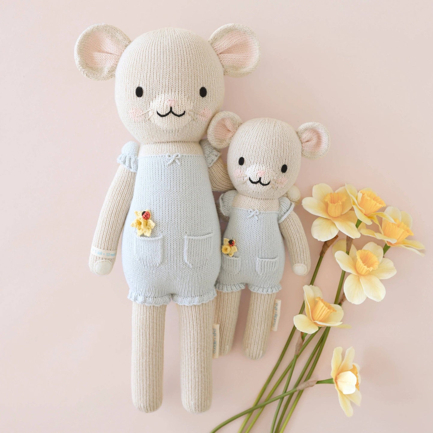 Beatrice the mouse (periwinkle): Little - 13"