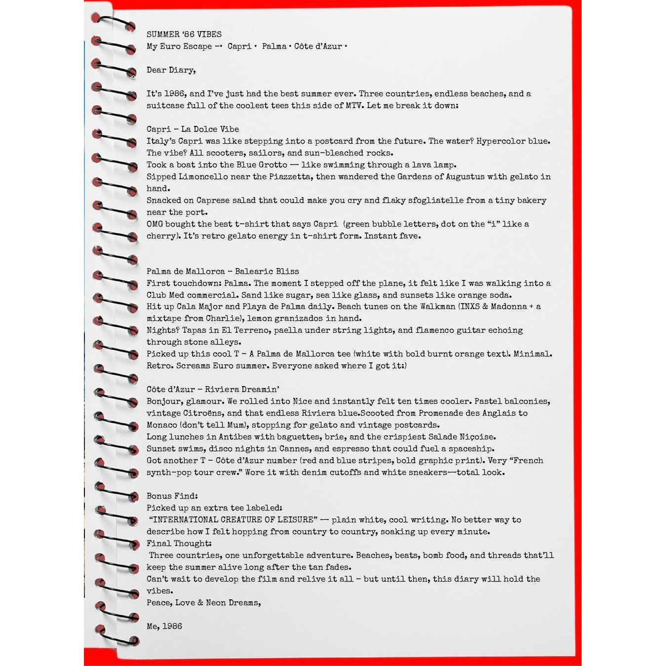 Capri (Green) T-Shirt