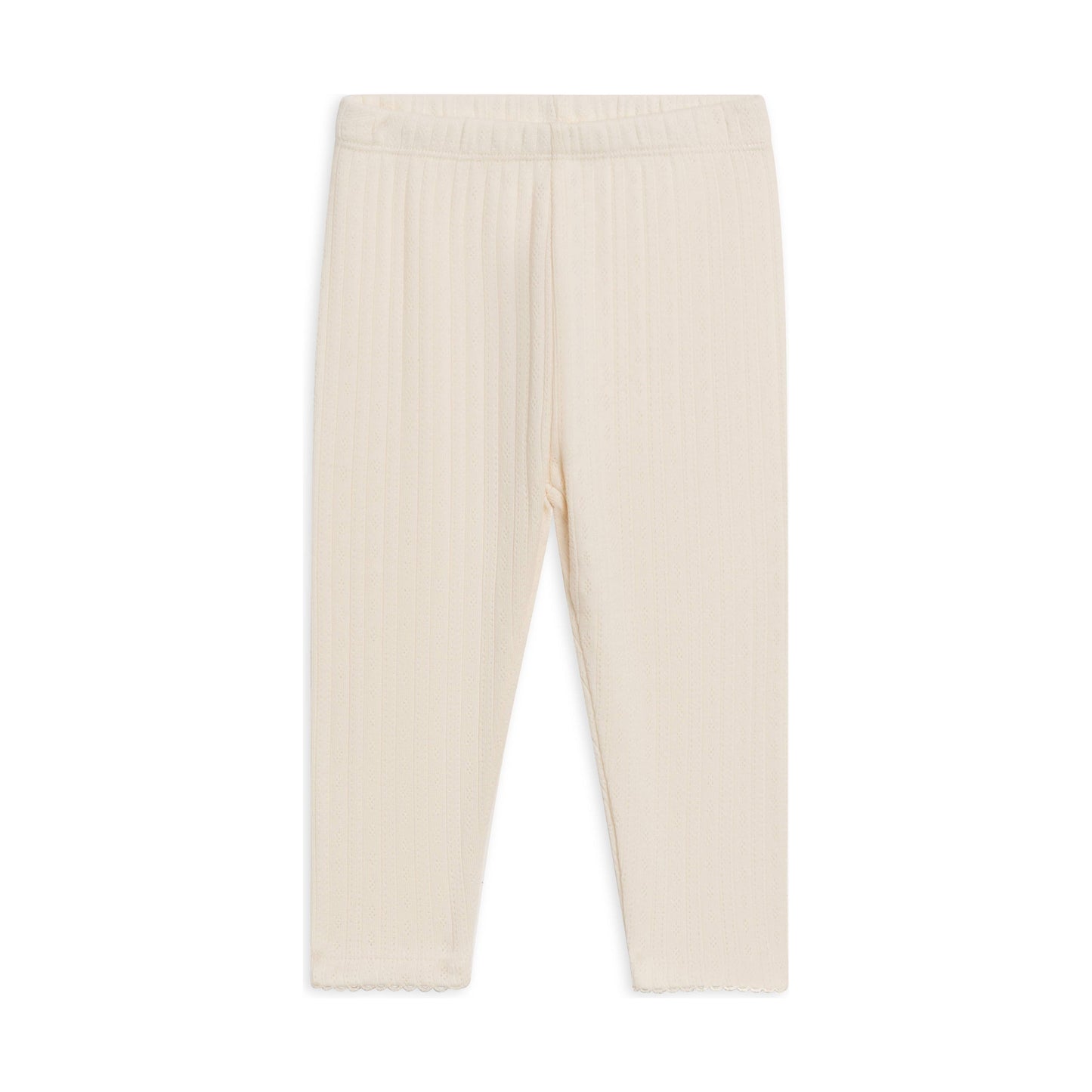 Gina Pointelle Leggings - Ivory