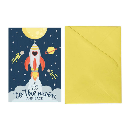 To The Moon - Card