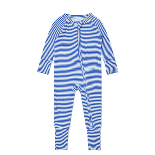 Cobalt Stripe Bamboo Sleeper