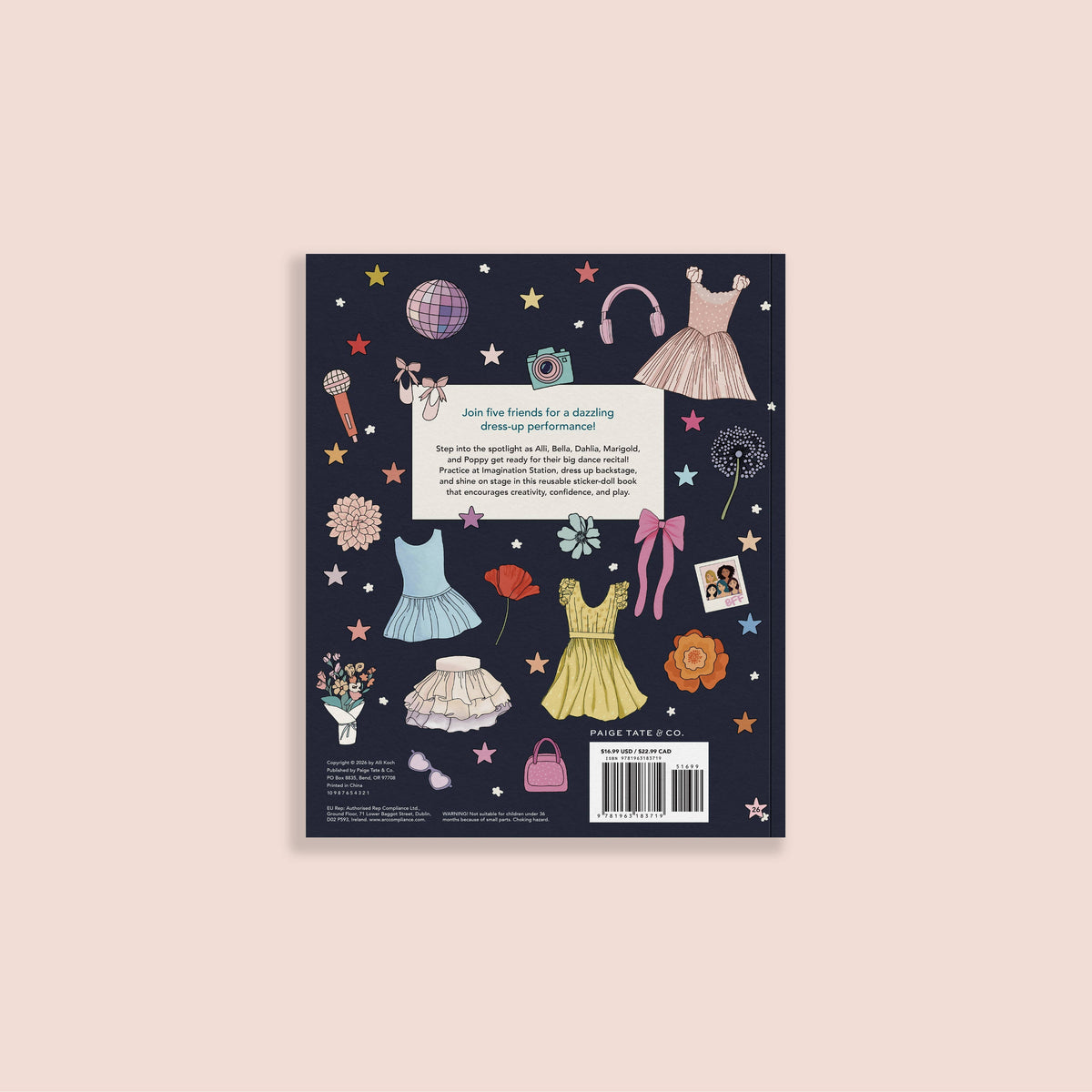 Paige Tate & Co. - My Sticker Storybook: Dance Recital (500+ Reusable Stickers)