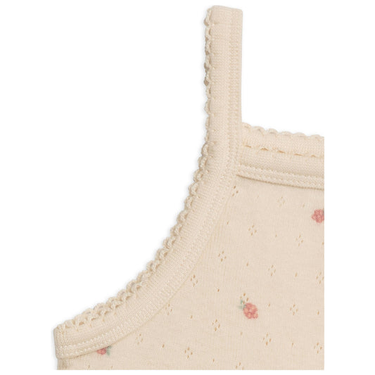 Organic Kids Belle Pointelle Tank Dress - Pia Floral