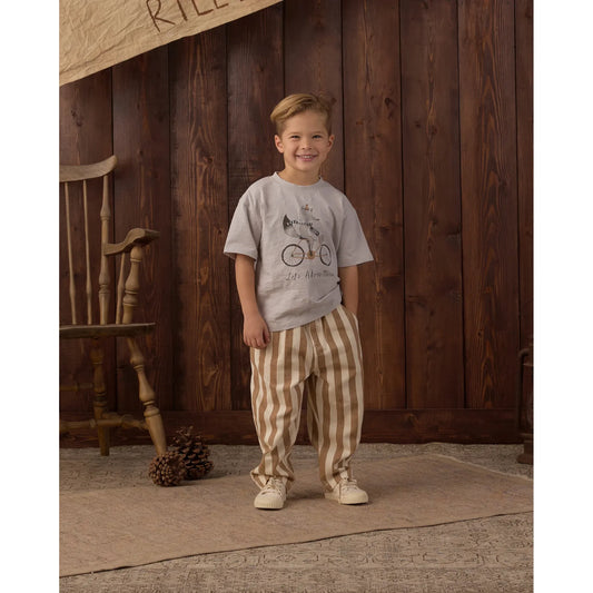 Baggy Pant ll Fawn Pinstripe