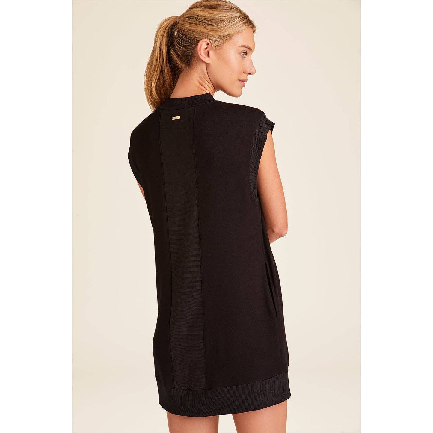 Plie Dress: Black