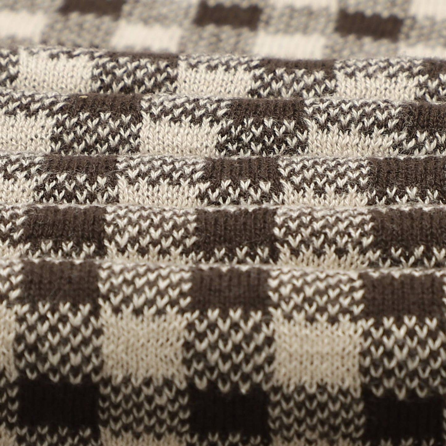Swaddle Baby Blanket - Plaid: Beige