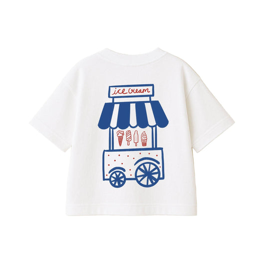 Ice Cream Shop Tee: White