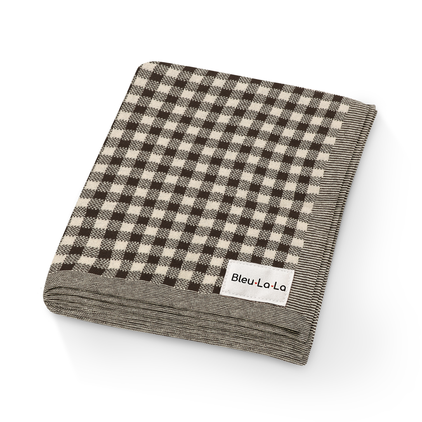 Swaddle Baby Blanket - Plaid: Beige