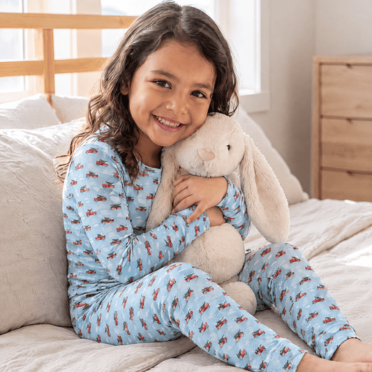 Big Kid Pajama Set - Pick-Up Truck & Tree