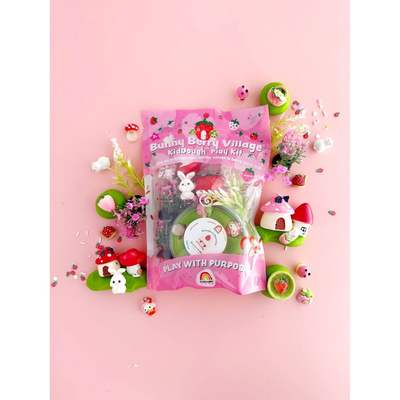 Bunny Berry Village KidDough Play Kit