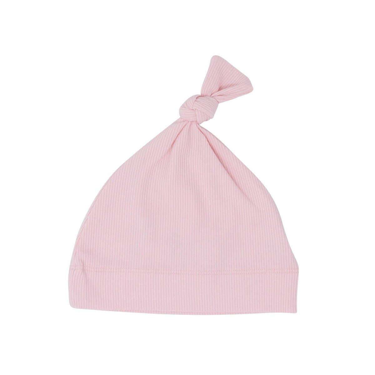 Knot Hat Baby Pink Rib: Perfect Pink Ribbed / OS