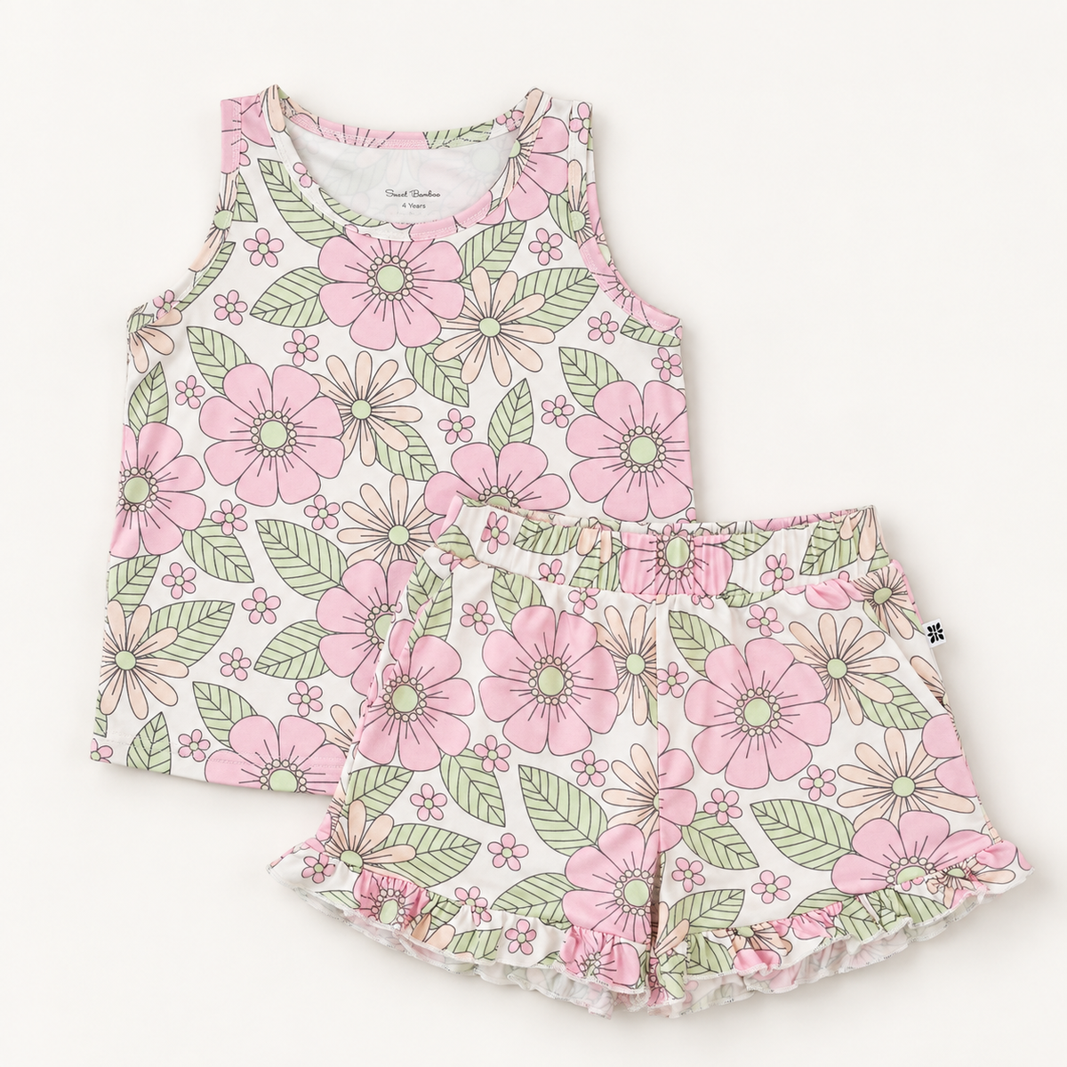 Groovy Love Cami + Ruffle Short Set