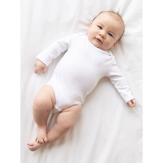 Classic Long Sleeve Bodysuit: White