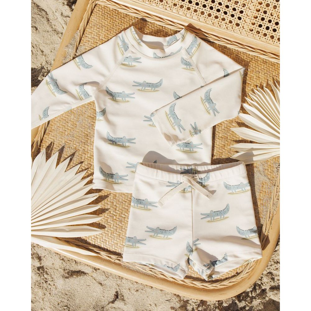 Boys Rashguard Set || Alligators