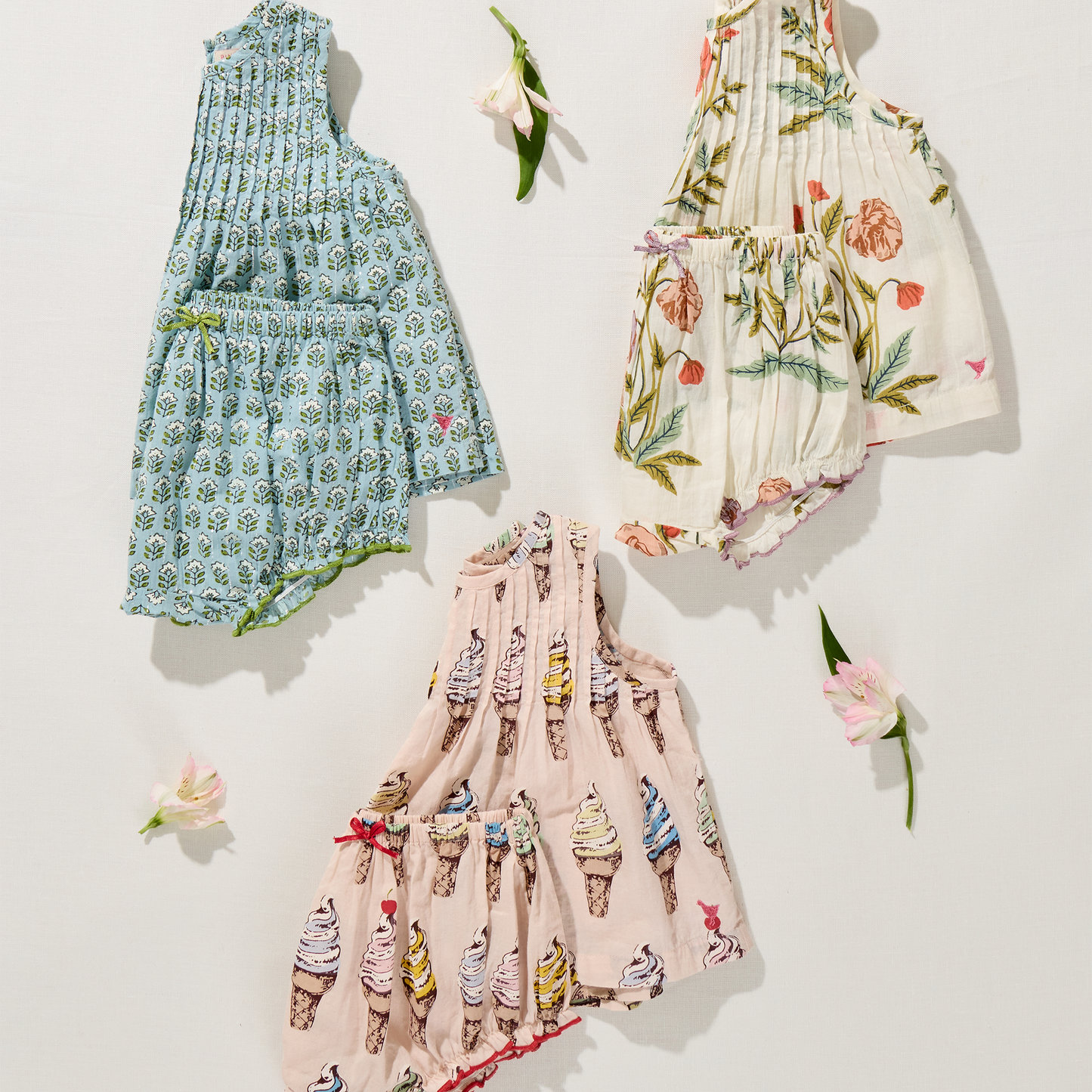 Baby Girls Jaipur 2-PC Set - Rosewick Poppy