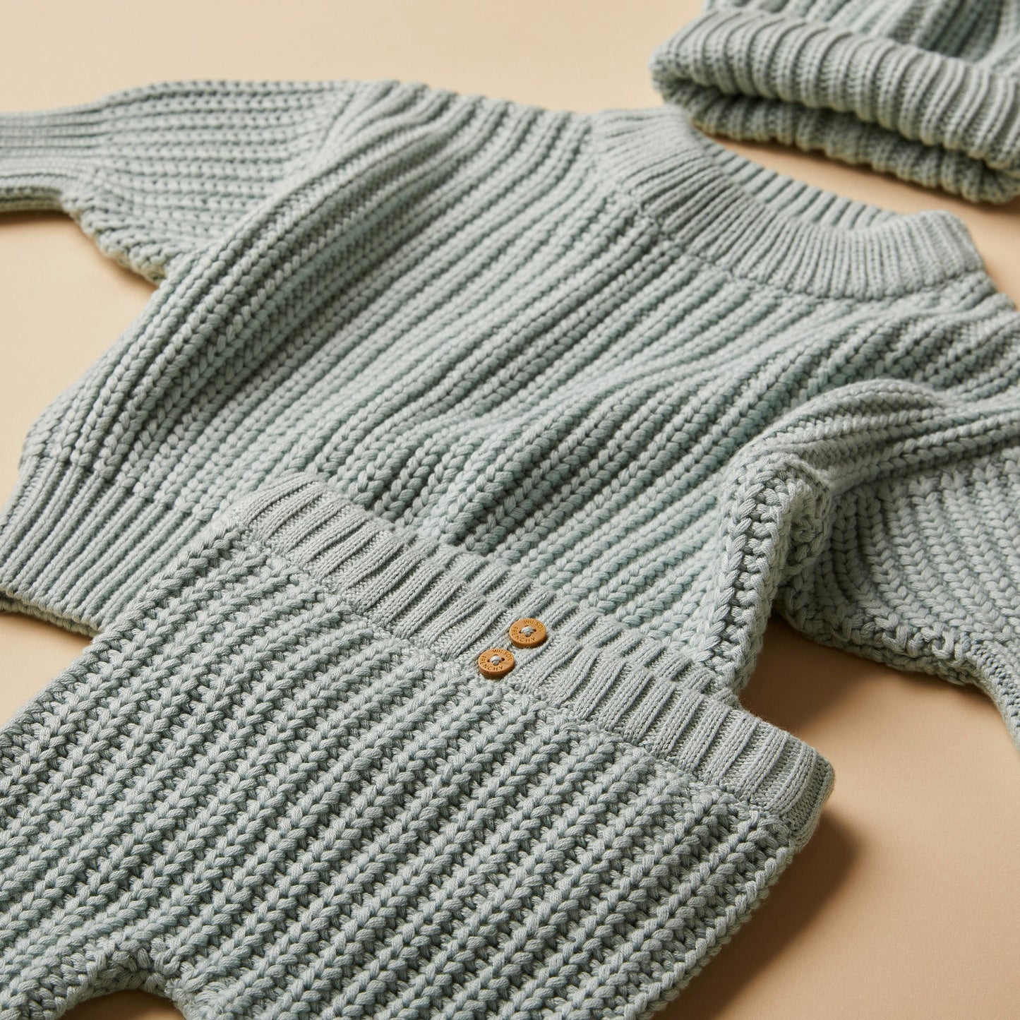 Duck Egg Organic Knitted Legging