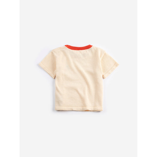 Pixel Strawberry Knitted T-shirt