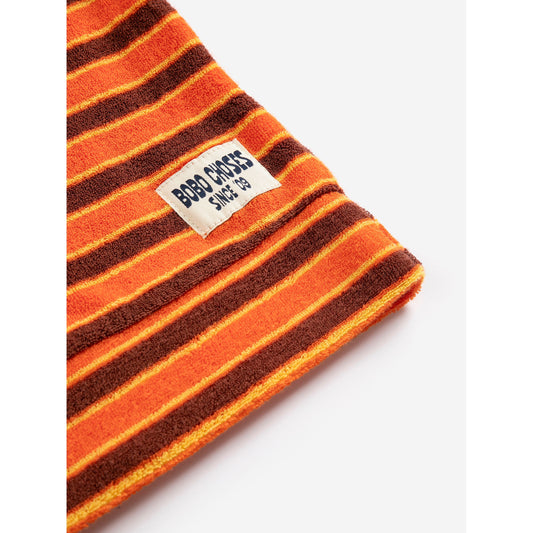 Striped Brick Terry Cloth Polo