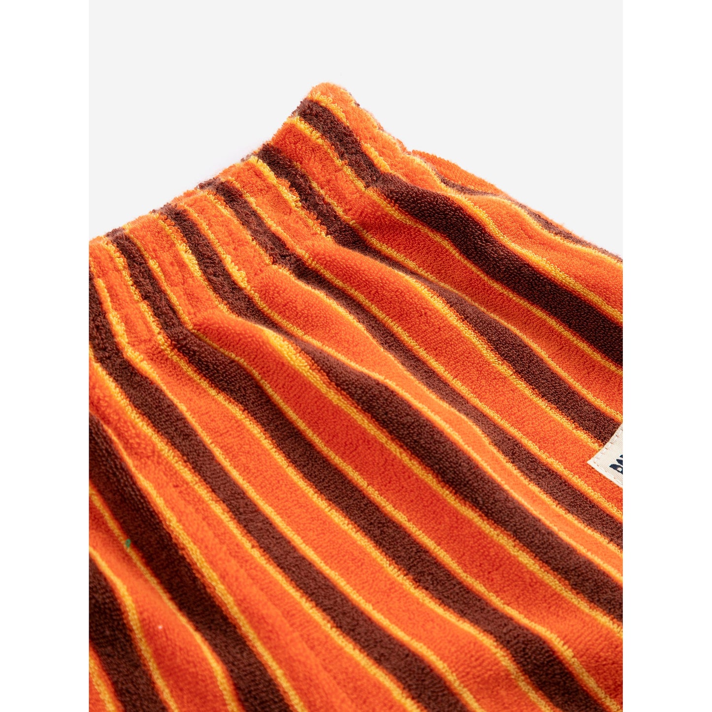 Striped Brick Terry Cloth Shorts