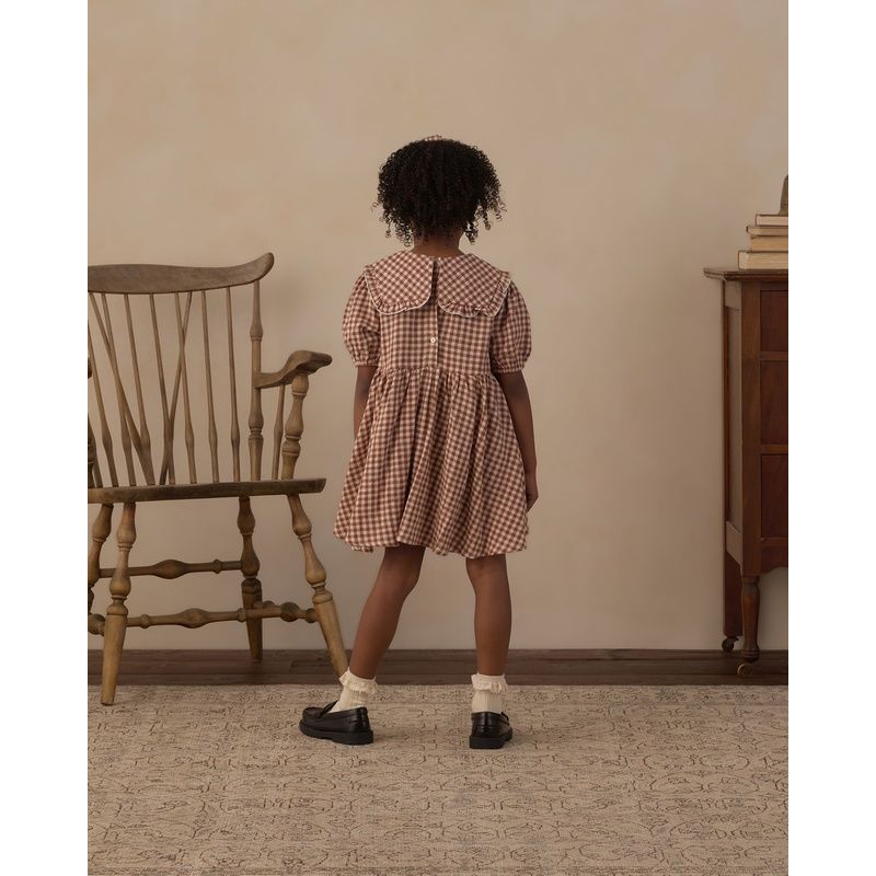 Camille Dress || Brick Check
