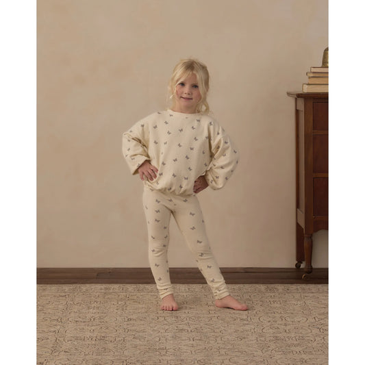 Spongey Knit Set || Butterfly Ditsy