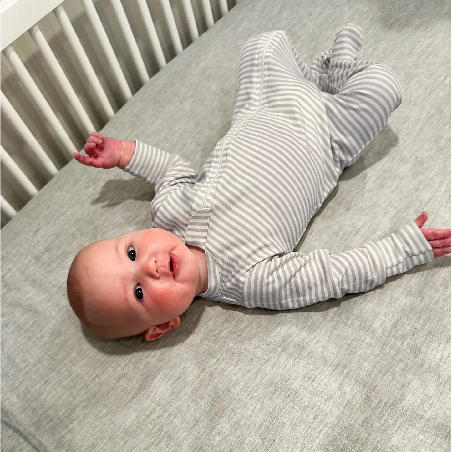 Nesting Box Baby Take Home Set - Elephant Block Print