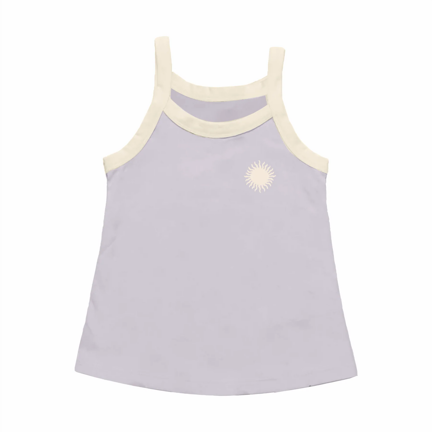 Morning Glory Racerback Tank - Lilac