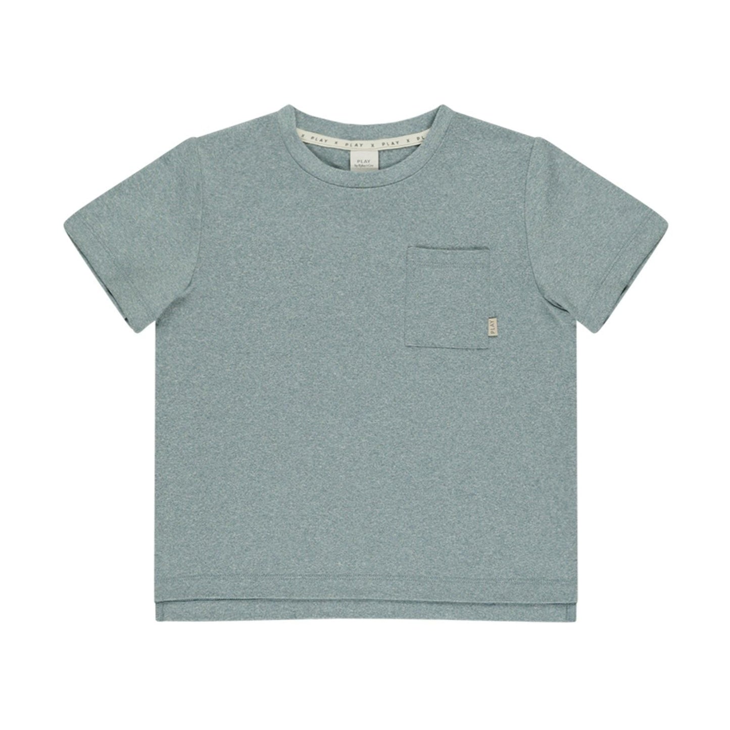 Cove Essential Pocket Tee || Heathered Ocean