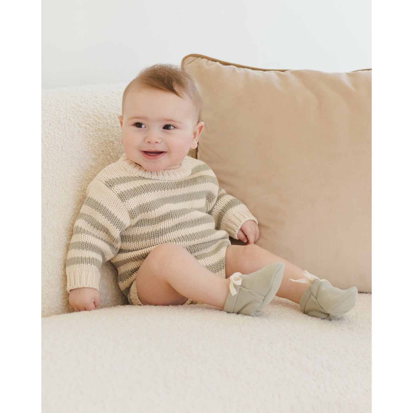 Rex Romper || Fern Stripe