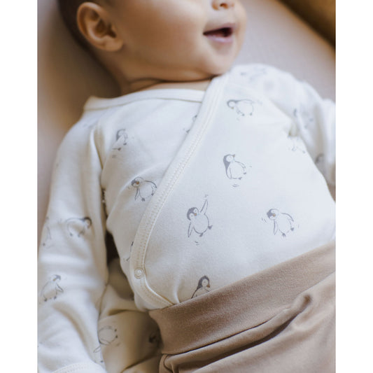 Side Snap Bodysuit + Pant Set || Penguins