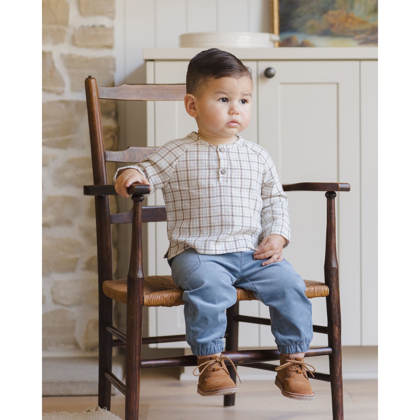 Zion Shirt || Blue Plaid