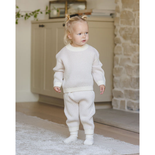 Relaxed Knit Sweater || Lilac