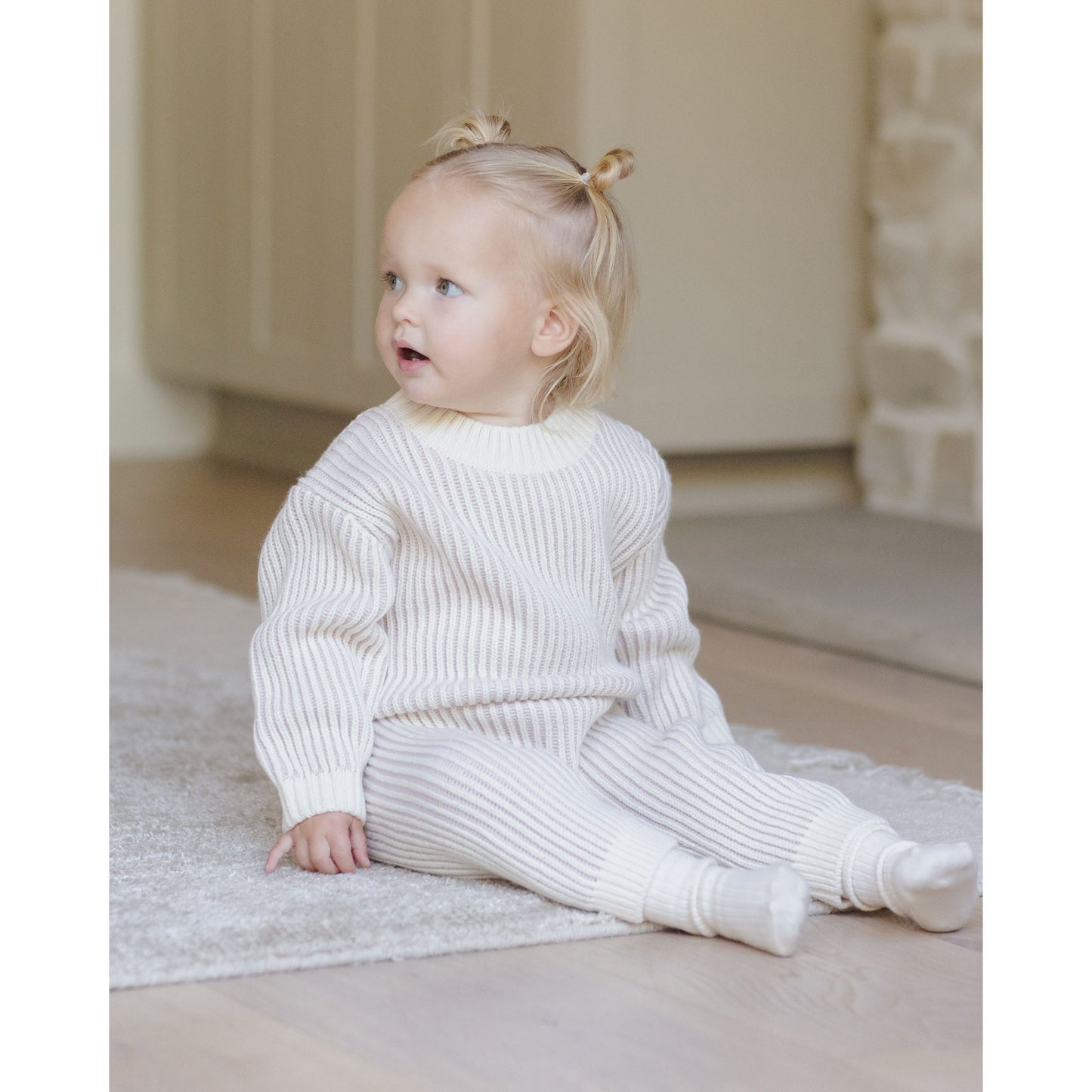 Relaxed Knit Sweater || Lilac