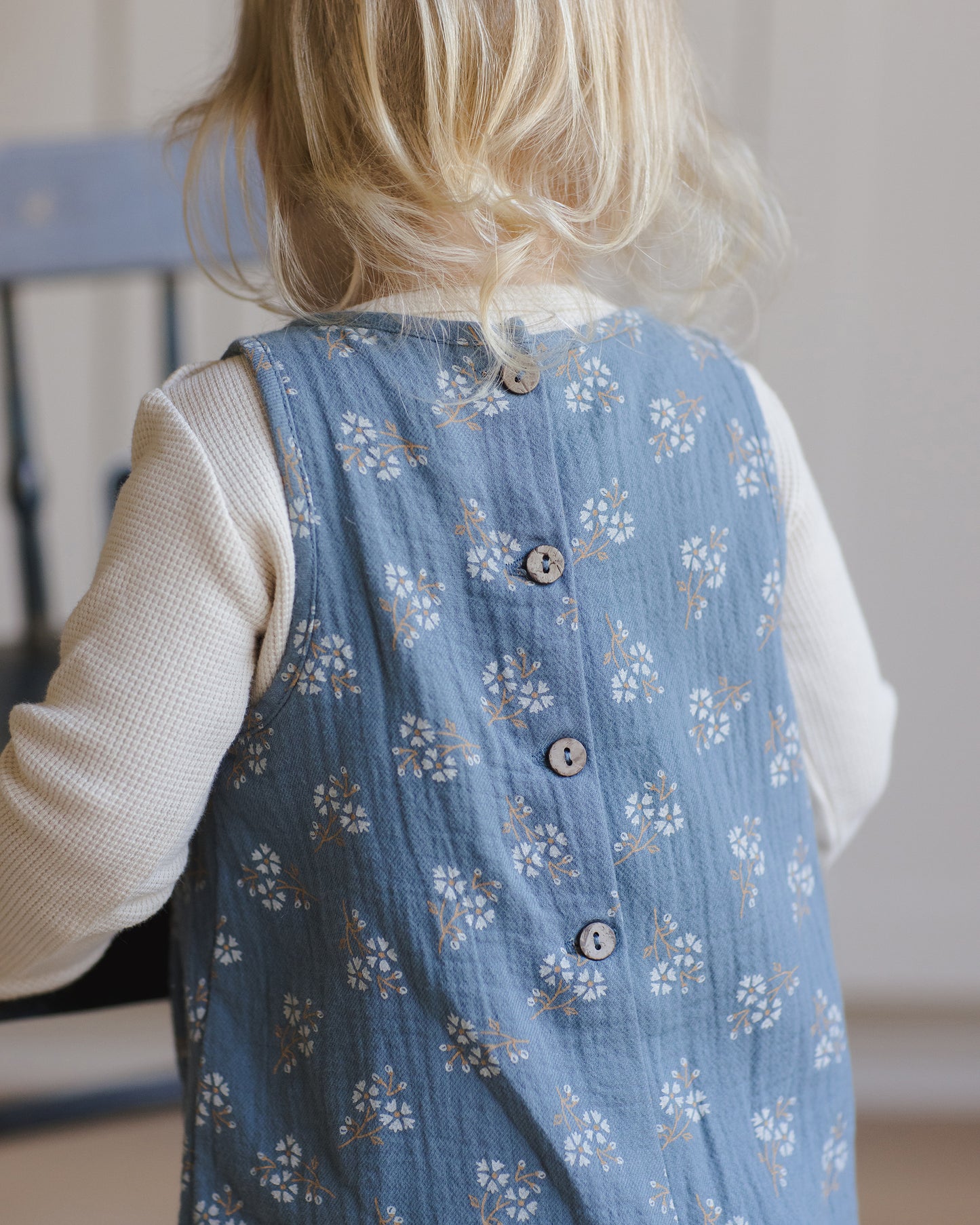 MAISIE OVERALL || BLUE FLORAL