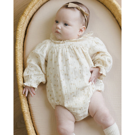 Callie Romper || Golden Floral