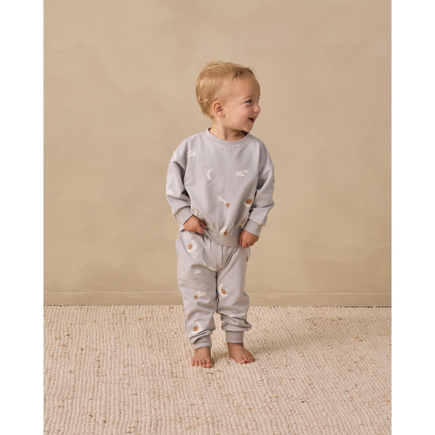 Relaxed Sweatpant II Sky Friends