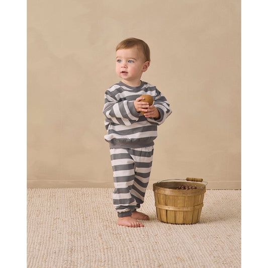 OVERSIZED SWEATPANTS || MIDNIGHT STRIPE