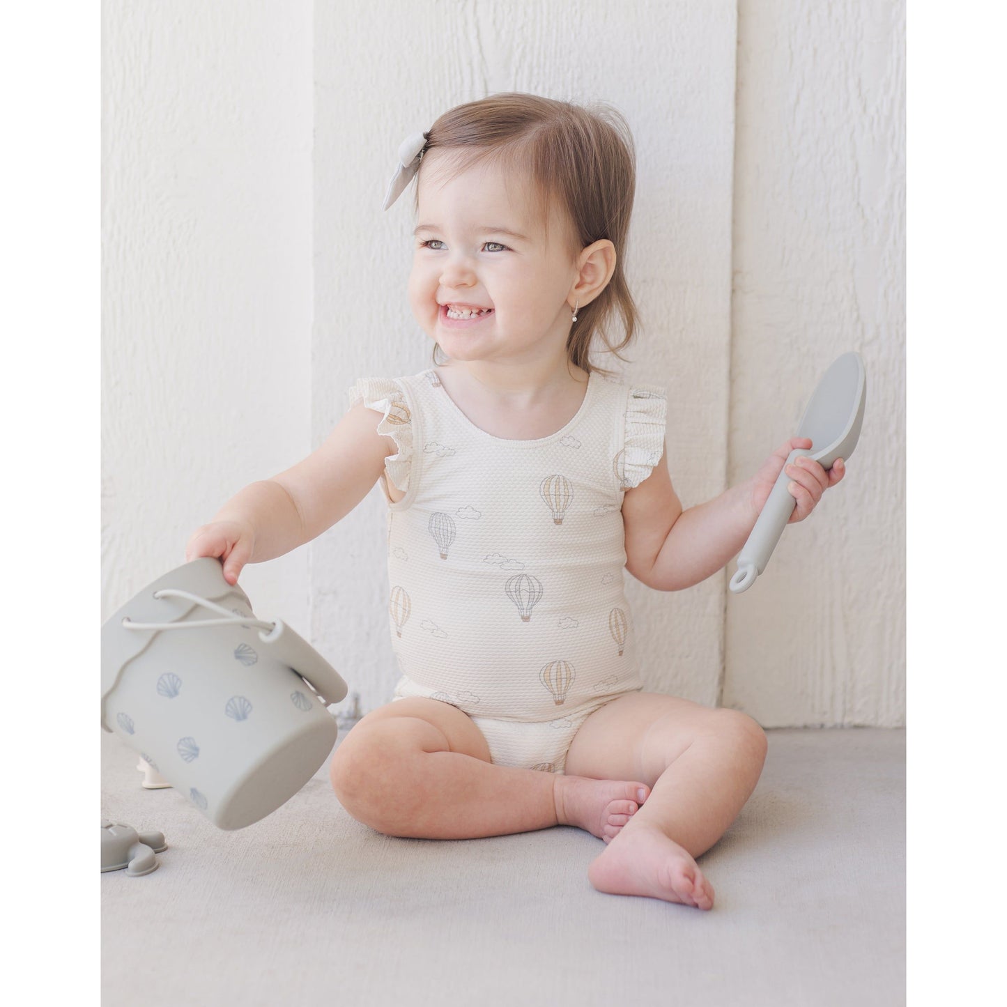 scoop back one-piece || hot air balloons