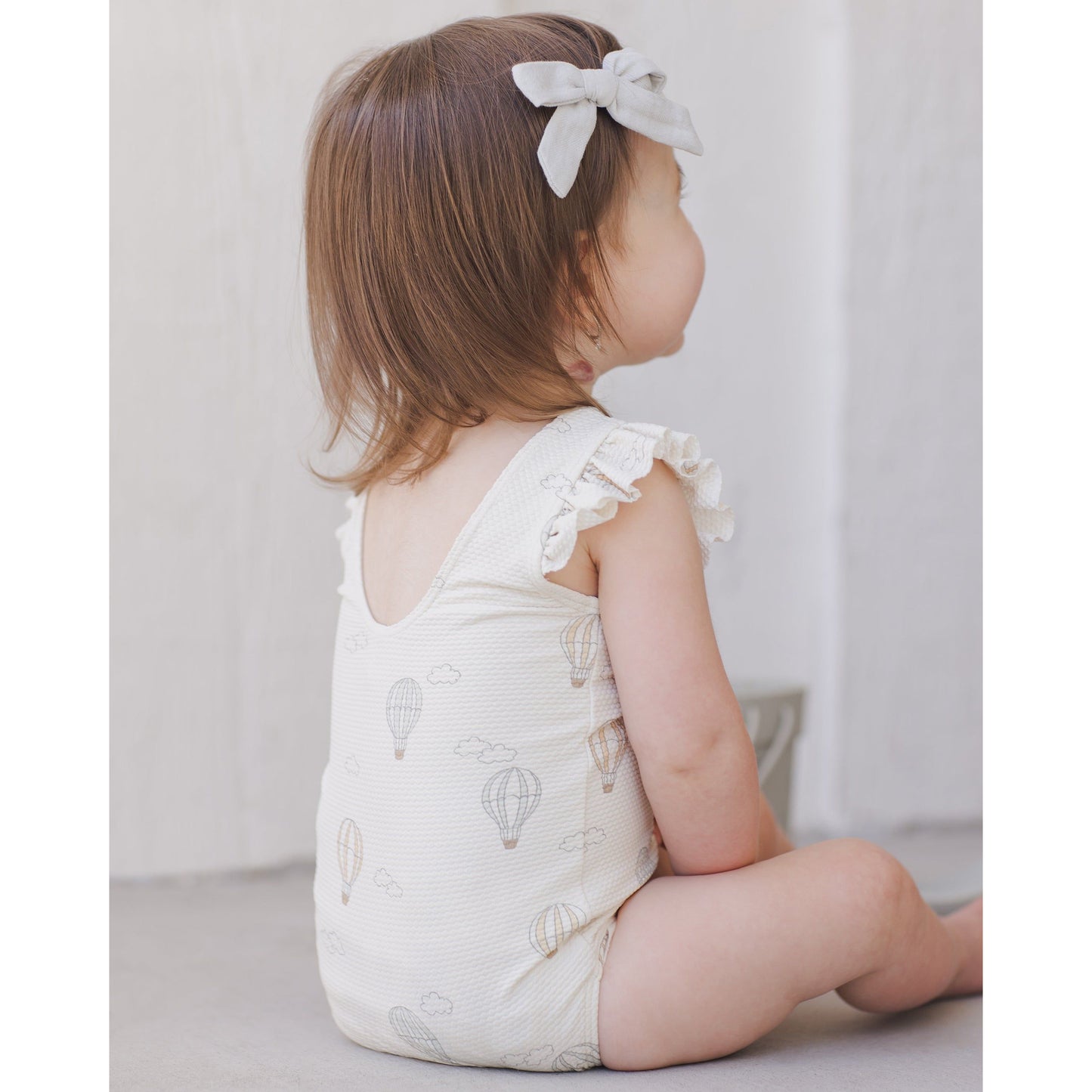 scoop back one-piece || hot air balloons