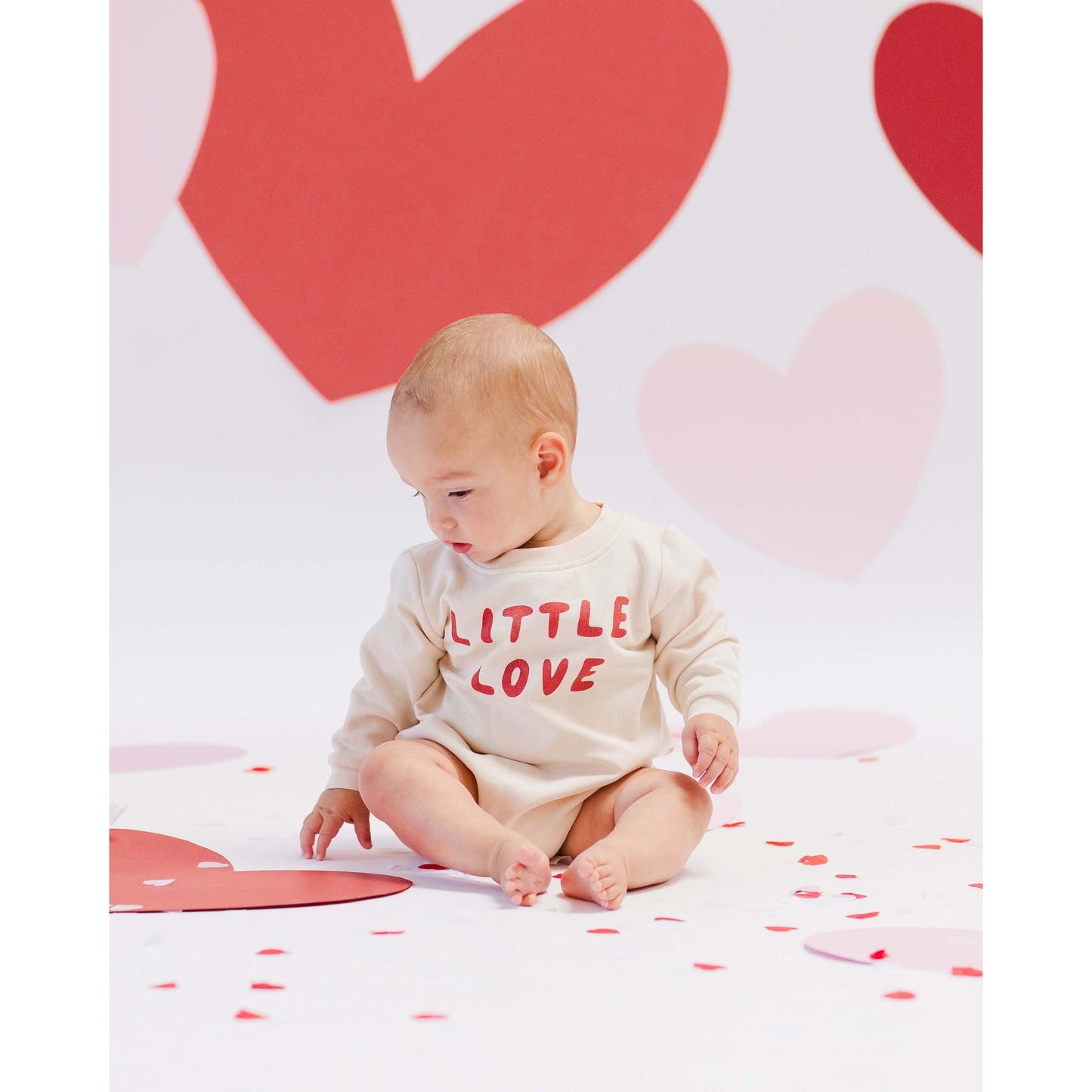 Crewneck Bubble Romper || Little Love