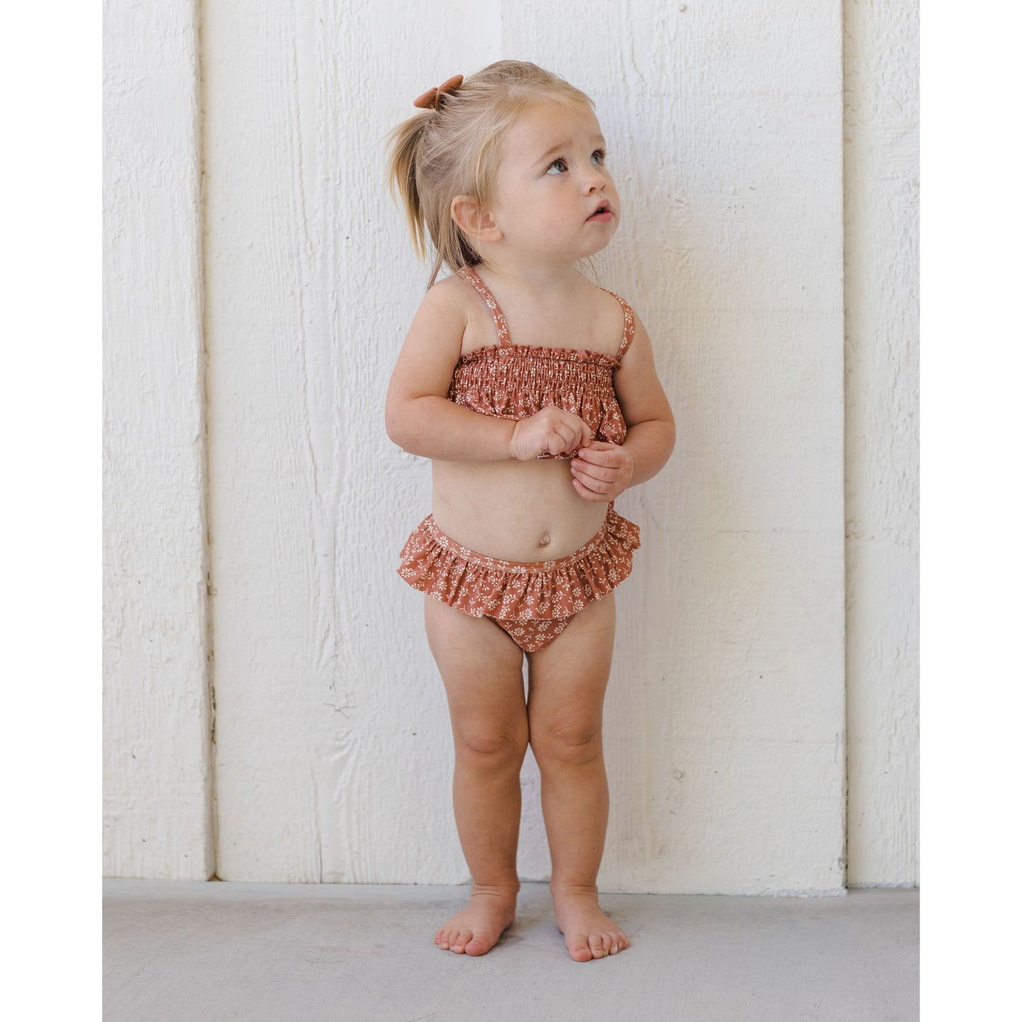 Smocked Ruffle Bikini || Poppy Floral