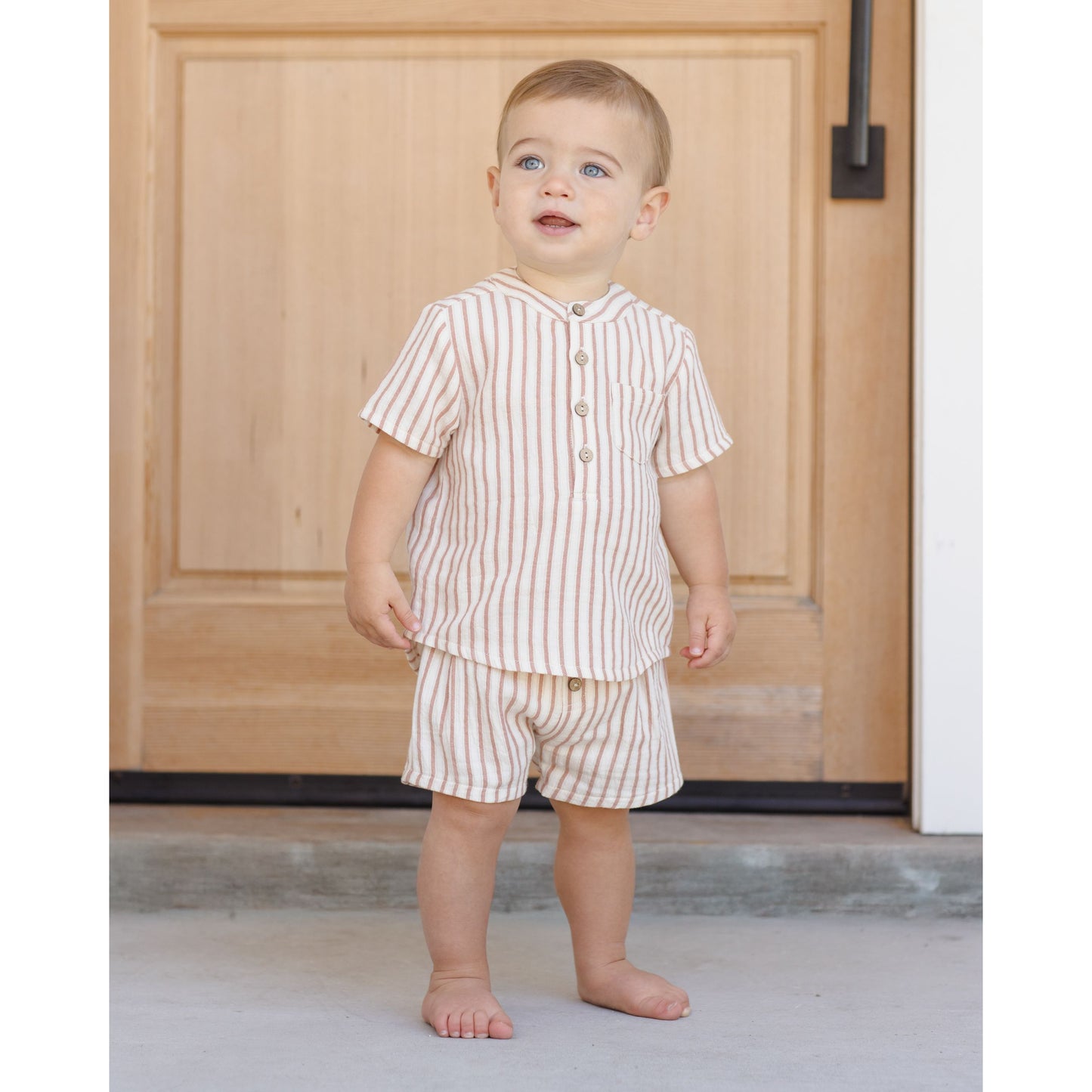 Jaxson Shirt || Vintage Stripe