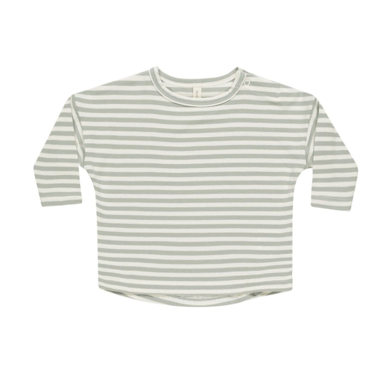 Long Sleeve Tee || Sage Stripe