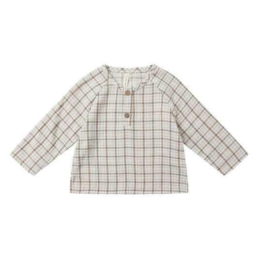 Zion Shirt || Blue Plaid