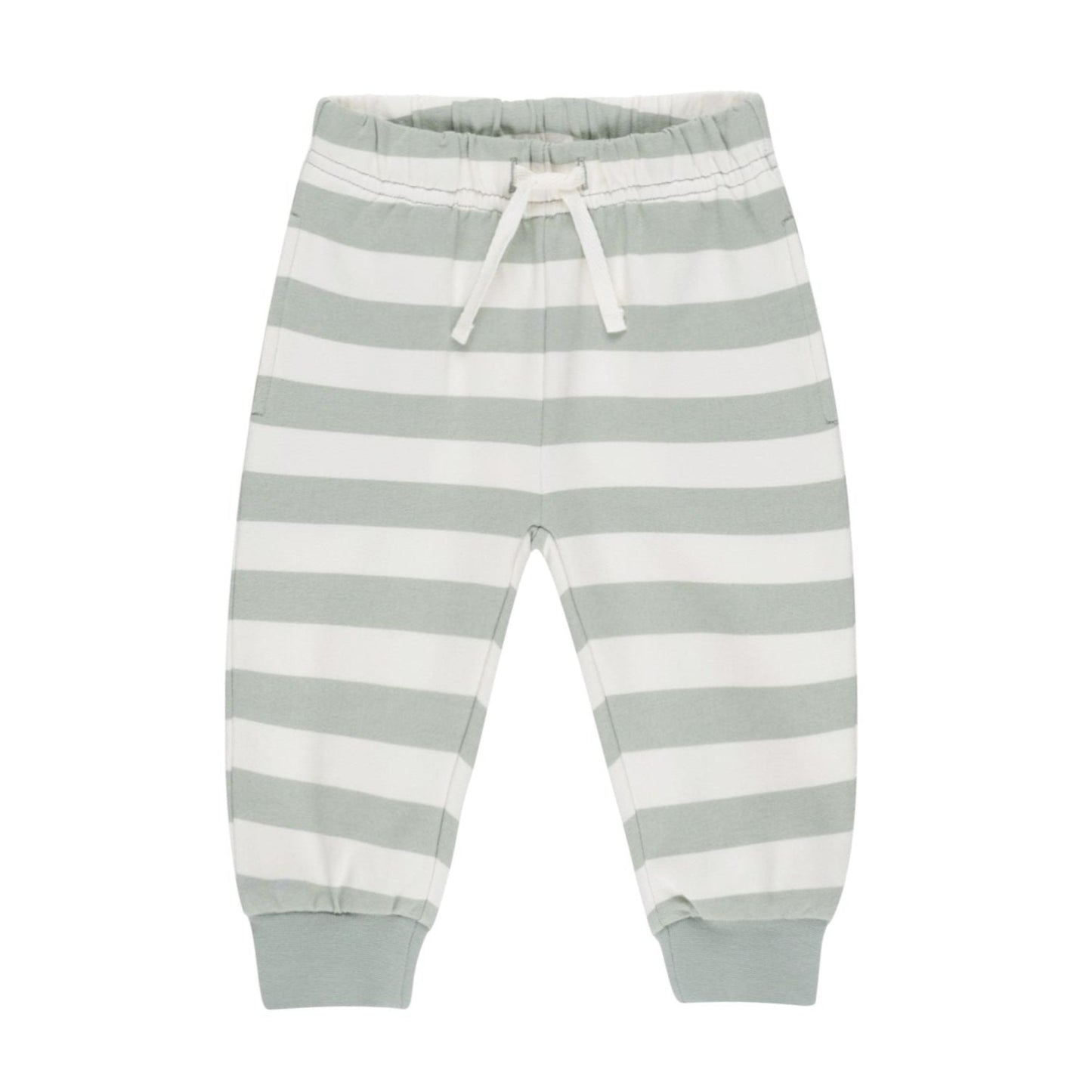 Relaxed Sweatpant || Sage Stripe