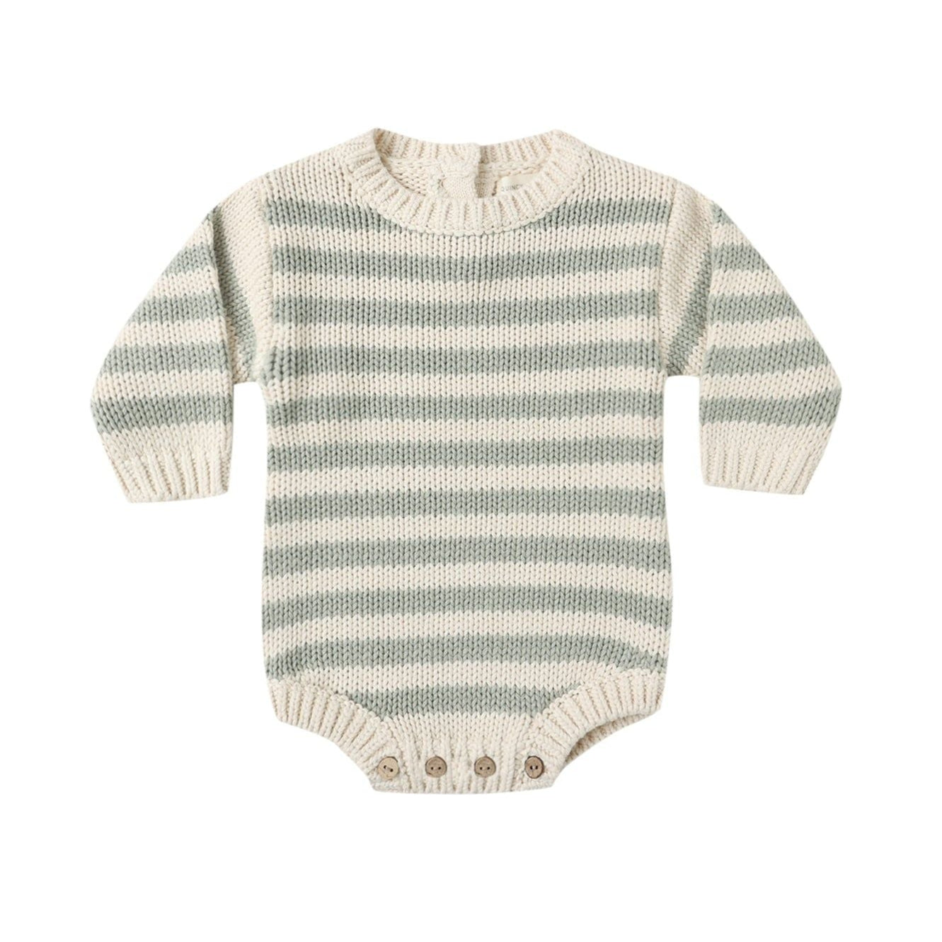 Rex Romper || Fern Stripe